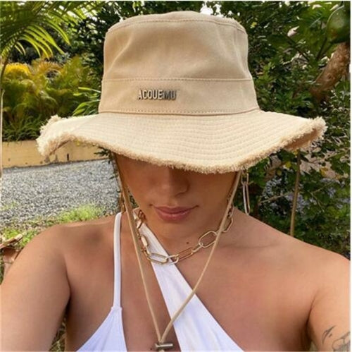 Summer Luxury Women Cotton Hat Big Caps