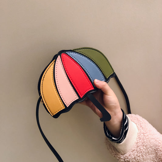 Kids Girls PU Leather Shoulder Bag-in Hats & Caps