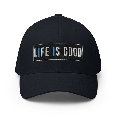 Embroidered Baseball Cap - Adjustable, Life is Good Print