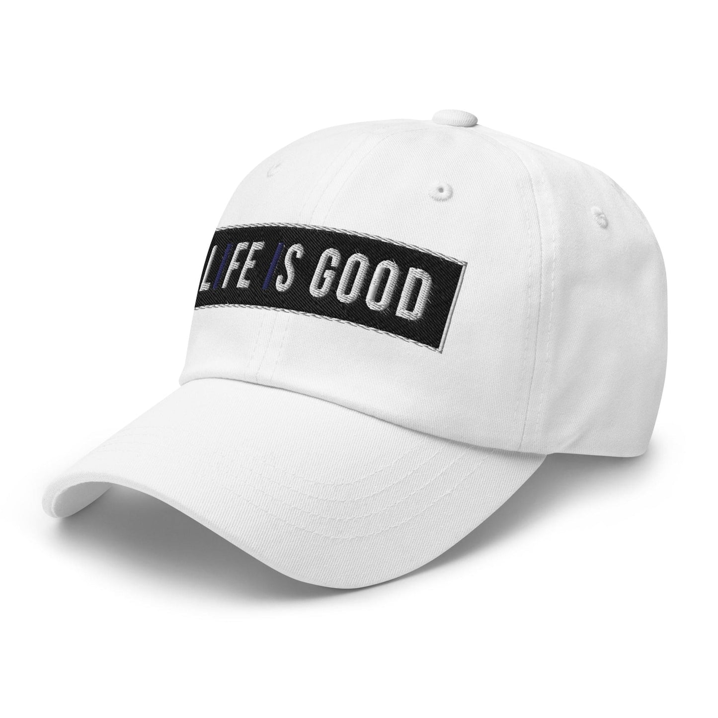 Embroidered Baseball Cap - Adjustable, Life is Good Print