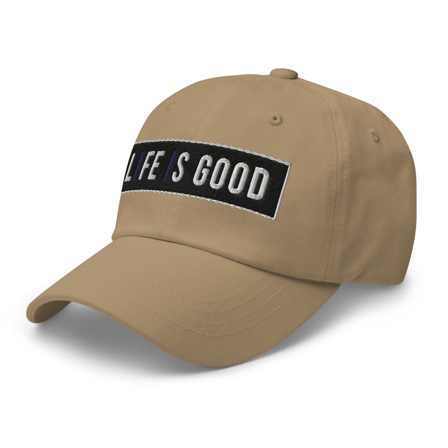 Embroidered Baseball Cap - Adjustable, Life is Good Print