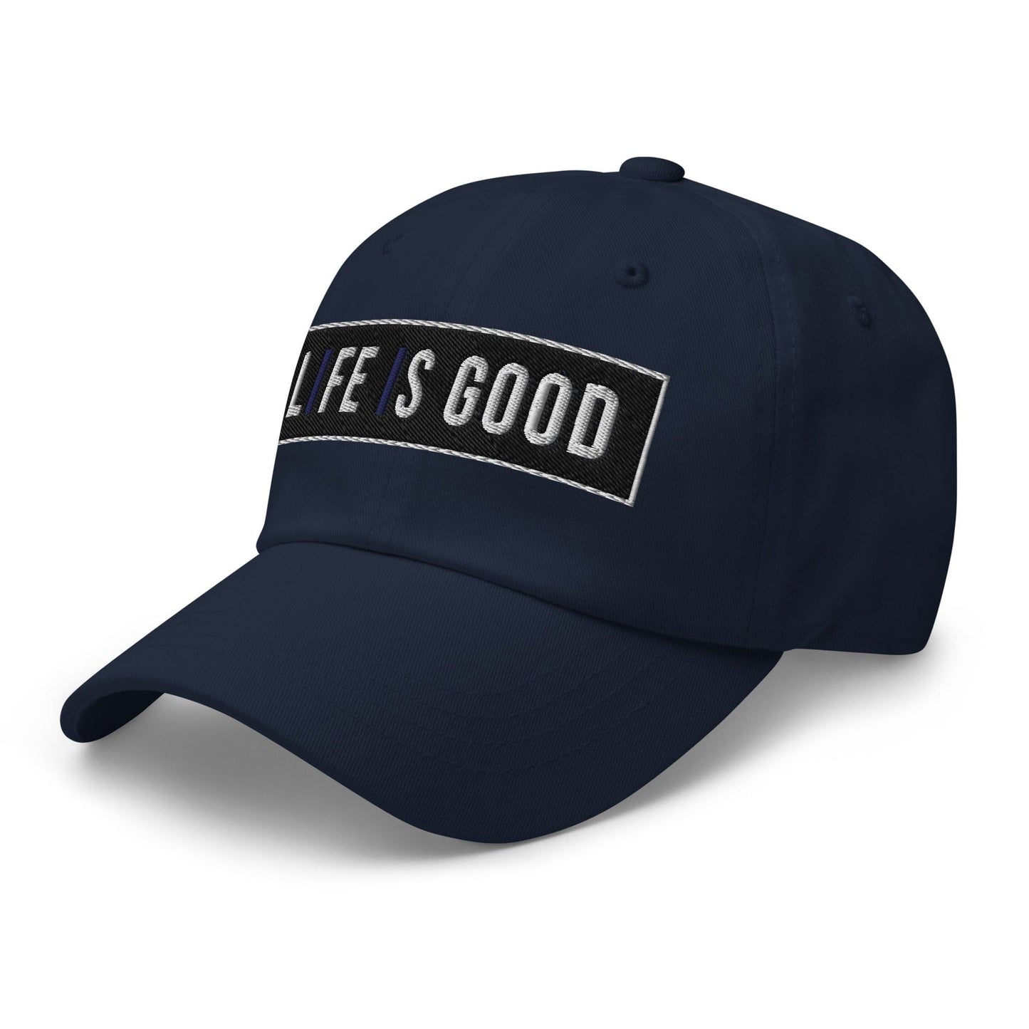 Embroidered Baseball Cap - Adjustable, Life is Good Print