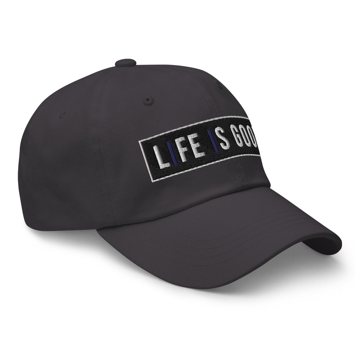 Embroidered Baseball Cap - Adjustable, Life is Good Print