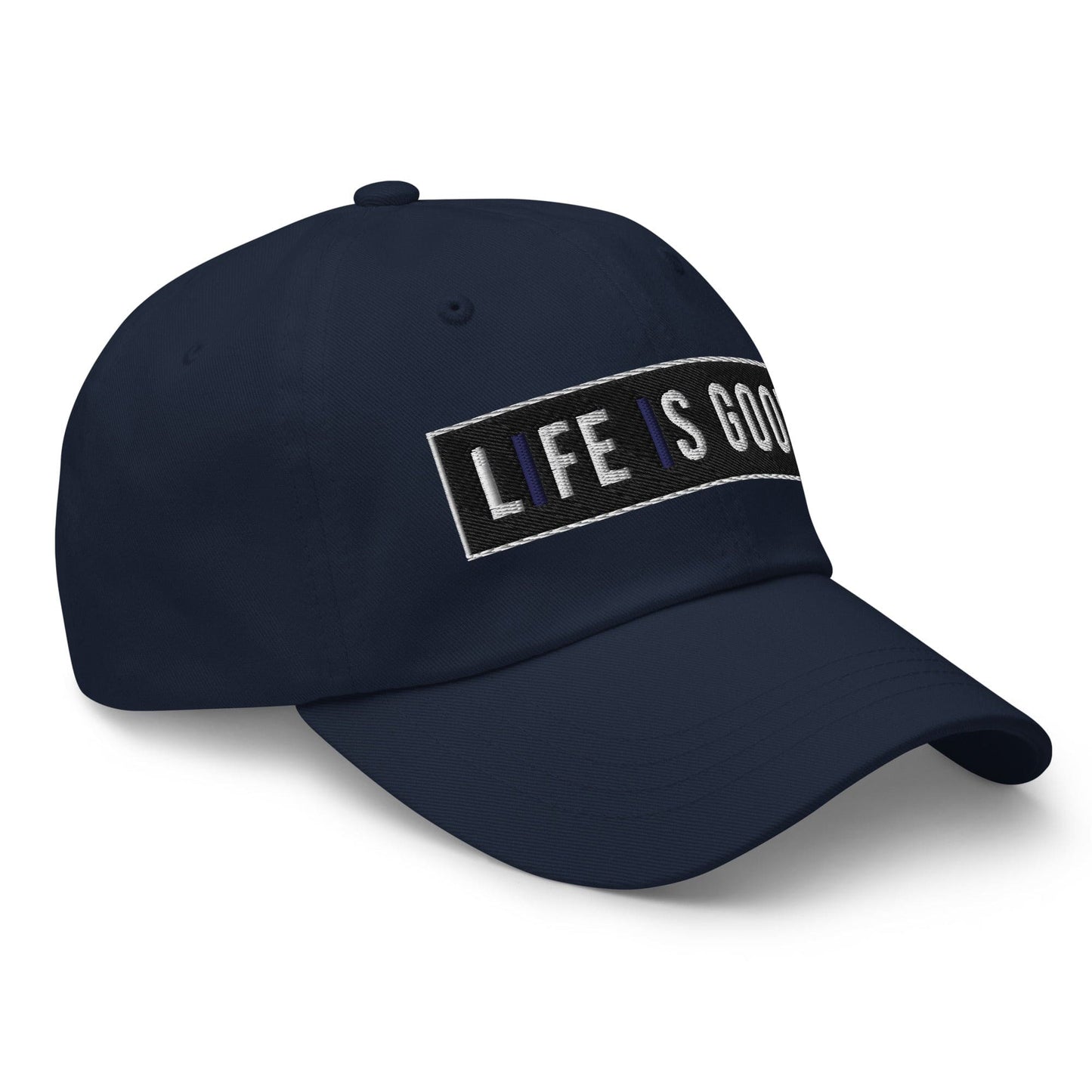 Embroidered Baseball Cap - Adjustable, Life is Good Print