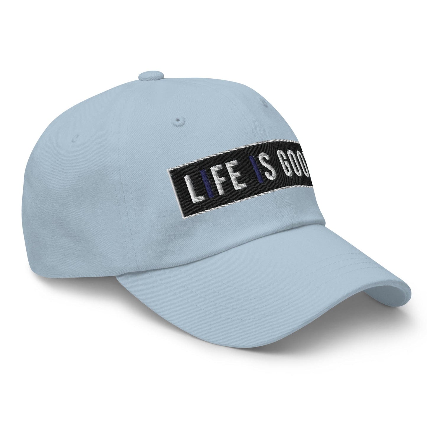 Embroidered Baseball Cap - Adjustable, Life is Good Print