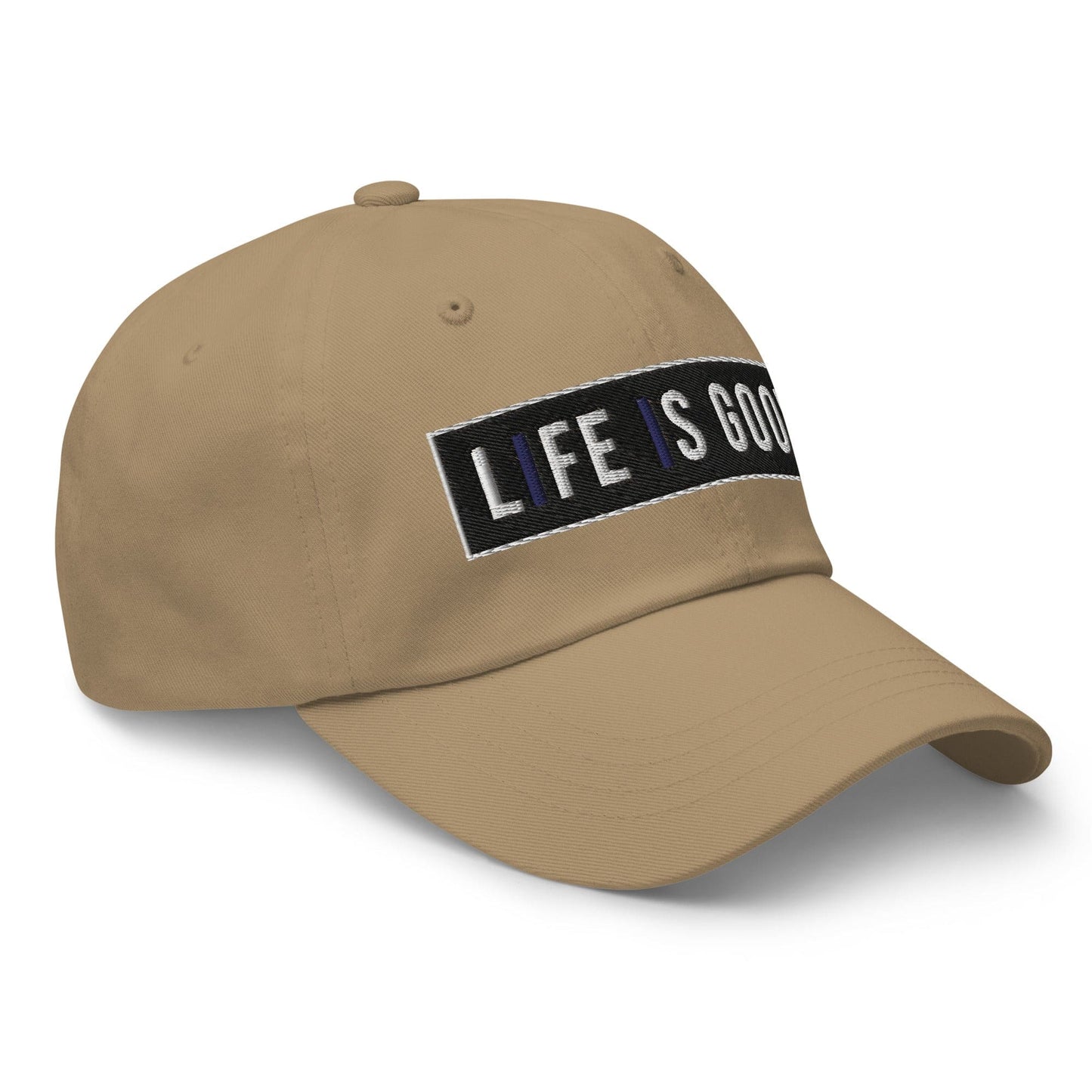 Embroidered Baseball Cap - Adjustable, Life is Good Print