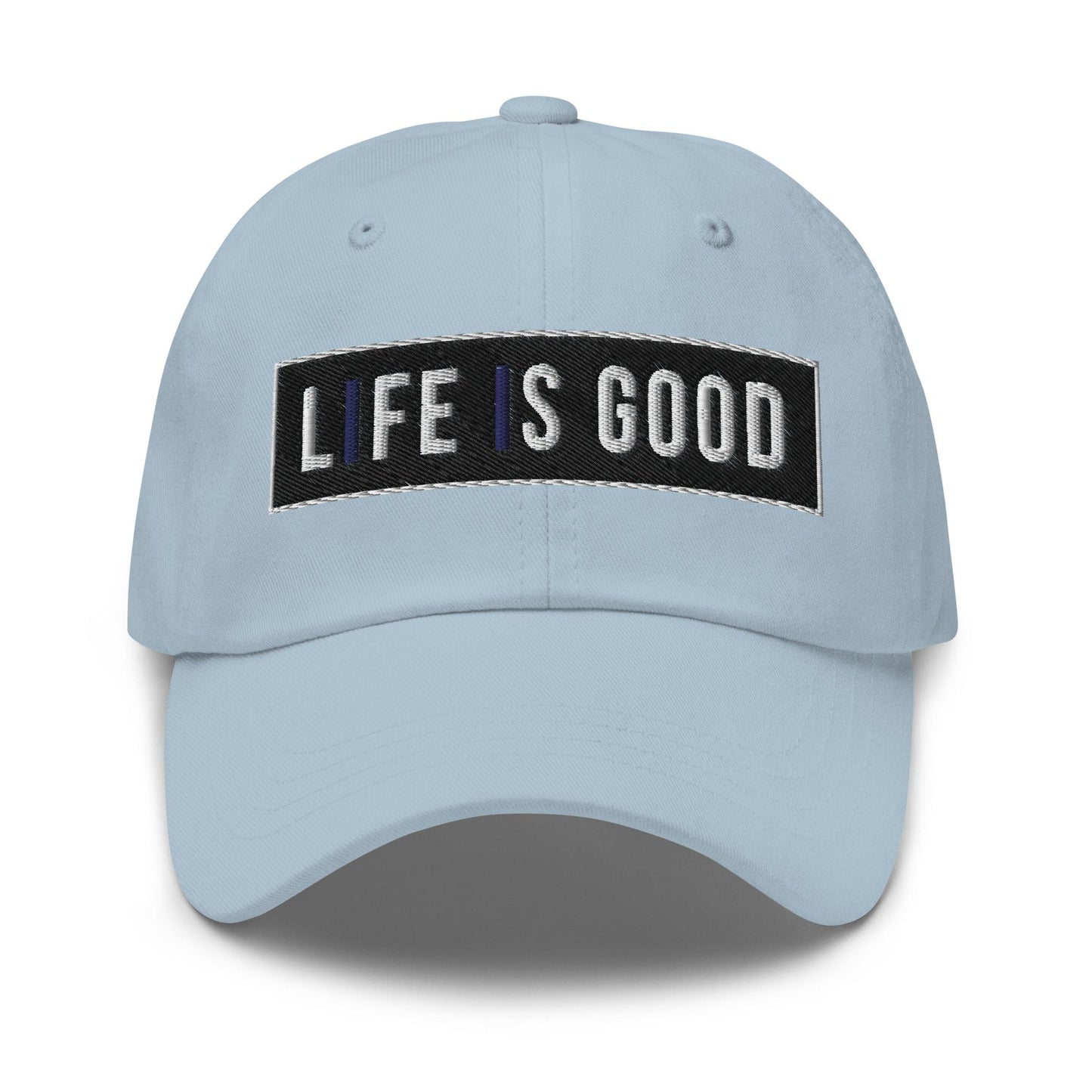 Embroidered Baseball Cap - Adjustable, Life is Good Print