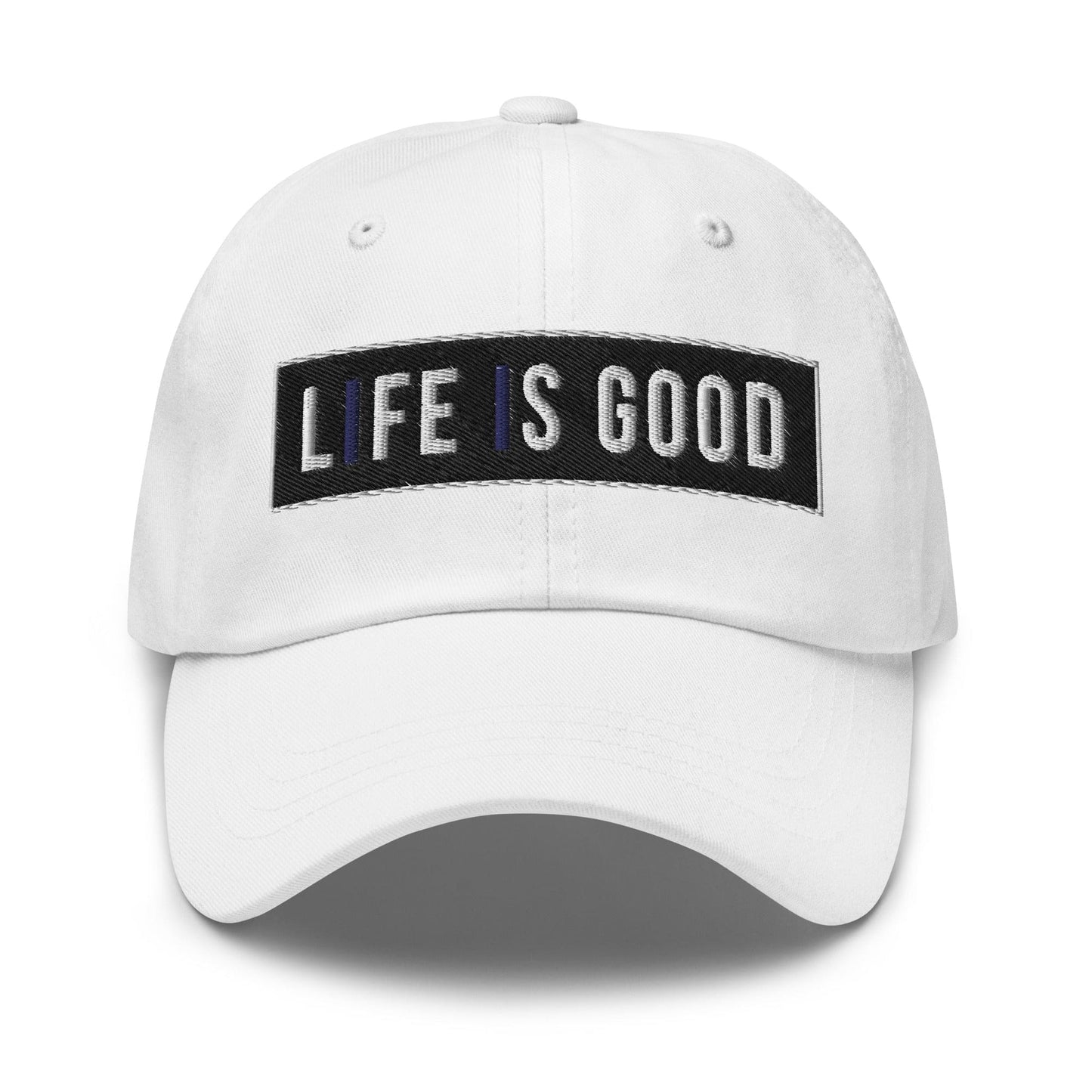 Embroidered Baseball Cap - Adjustable, Life is Good Print