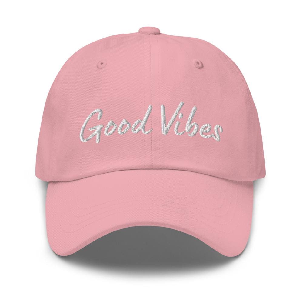 Embroidered Baseball Cap- Adjustable, Good Vibes